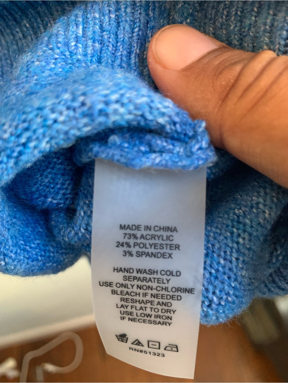 Vince Camuto Ocean Blue Crewneck Sweater - Picture 3 of 4